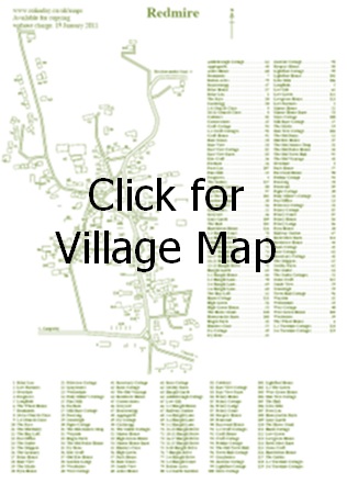 Redmire Village Map